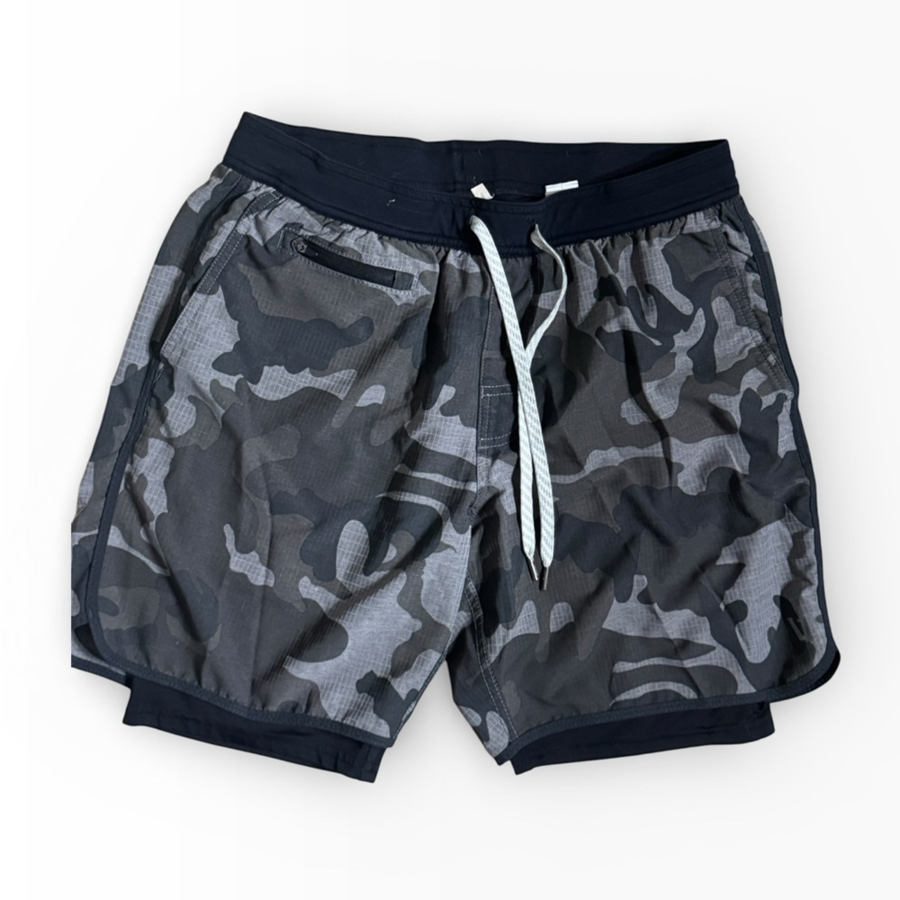 Vuori Stockton Men's Athletic Shorts Camo - Picture 5 of 7